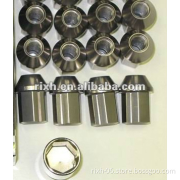 titanium open end wheel lug nuts
